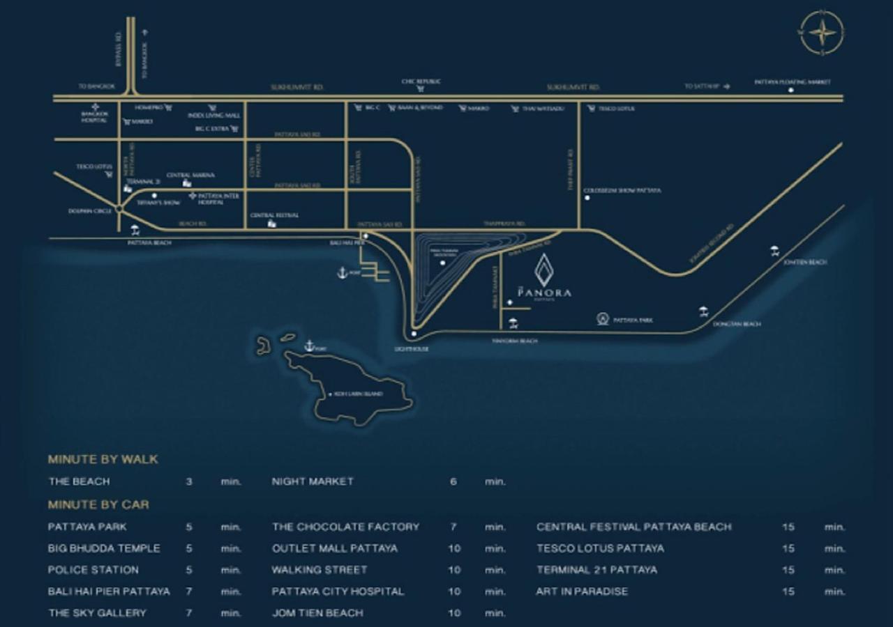 The Panora Pattaya Apartman Kültér fotó